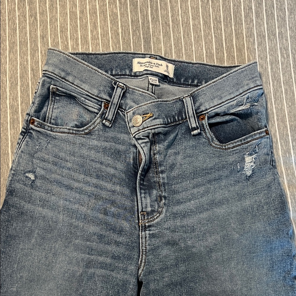 Abercrombie & Fitch Blue Skinny Jeans